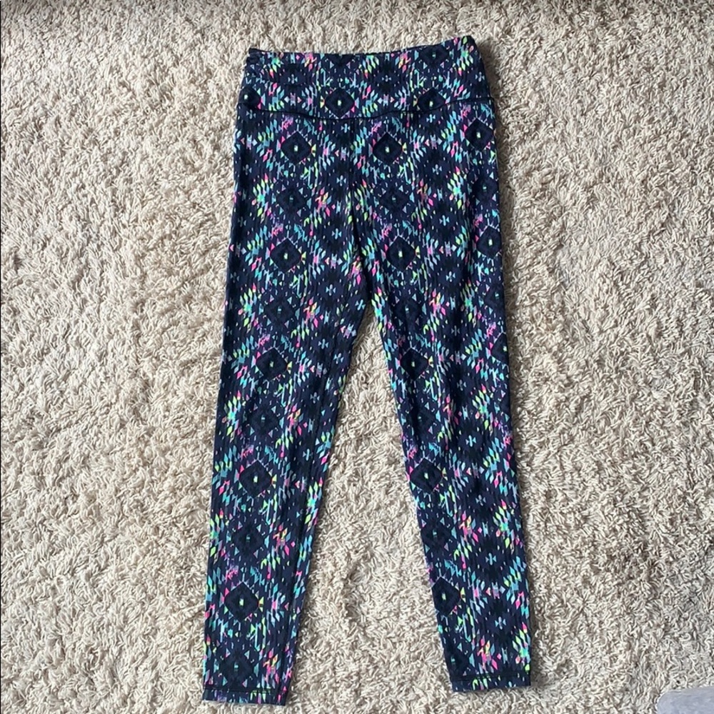 Patterned workout pants